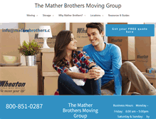 Tablet Screenshot of matherbrothers.net